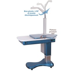 Ensemble salle d'examen de vue de automatique pour orthoptiste