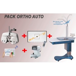 Ensemble salle d'examen de vue de automatique pour orthoptiste