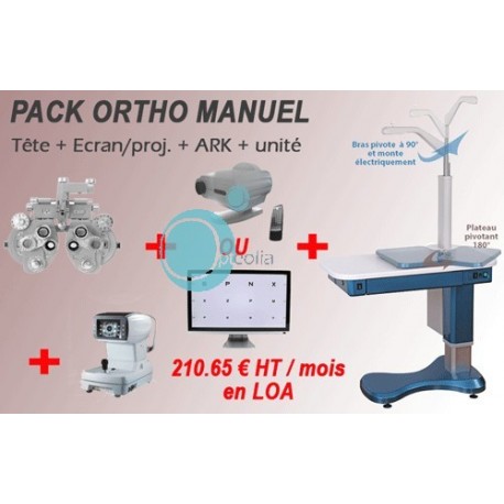 LOCATION SALLE EXAMEN DE VUE COMPLETE ECONOMIQUE POUR ORTHOPTISTE