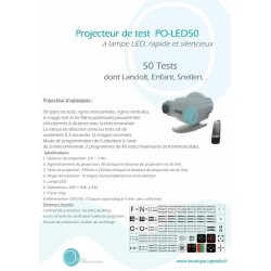 SALLE EXAMEN DE VUE POUR OPTICIEN