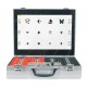 Valise de contrôle d'acuité visuelle avec écran LCD et lentilles d'essais