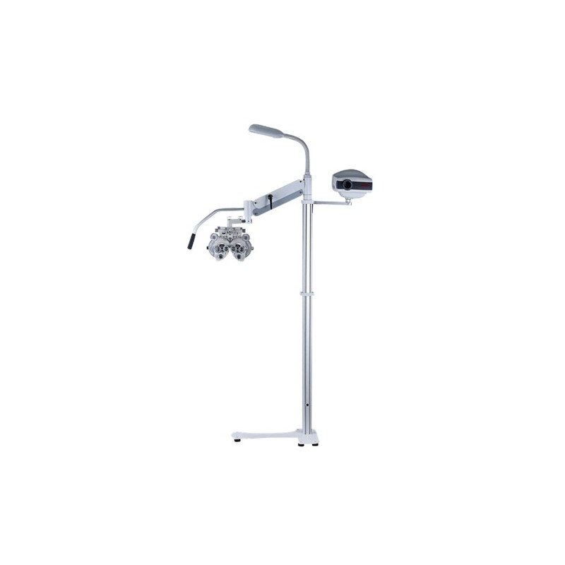 stand support au sol unité réfraction, pour réfracteur. Sans instrument.