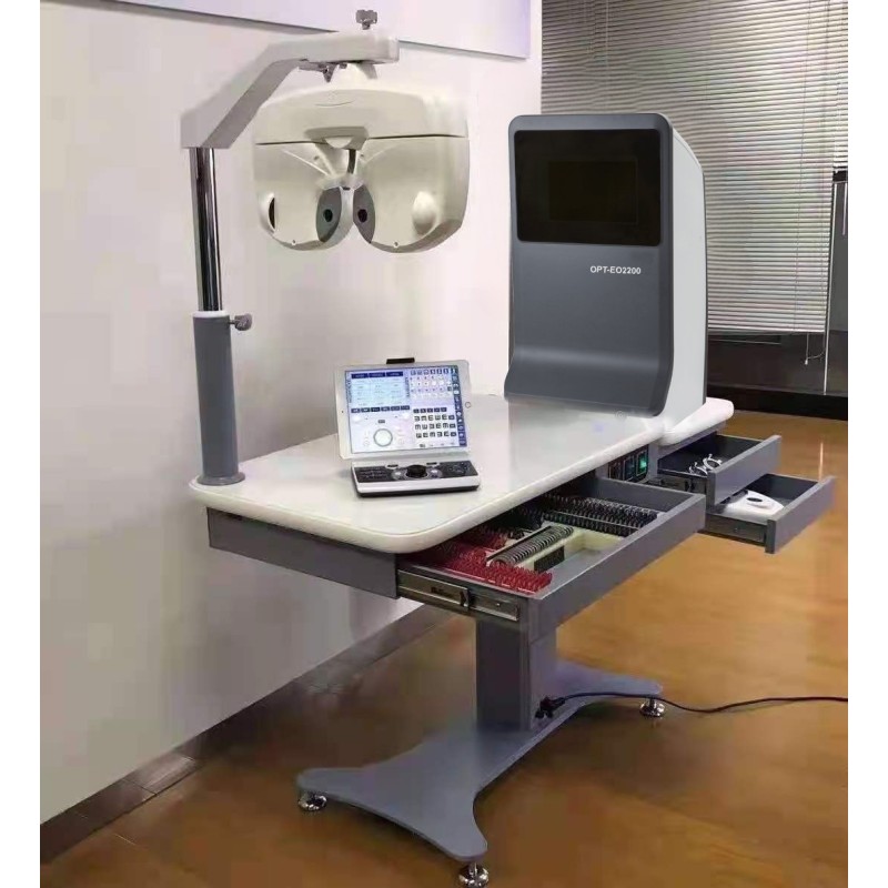 salle examen de vue courte distance pour pièce exiguë