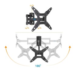 Support mural pour écran d'optotypes