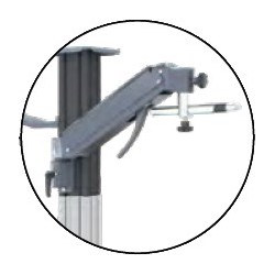 Unité d'examen Lagoon avec siège indépendant table pour 2 instruments version standard