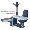 Unité d'examen Lagoon avec siège indépendant table pour 2 instruments MONTAGE DROITE ou GAUCHE