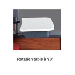  table coulissante pour 2 instruments