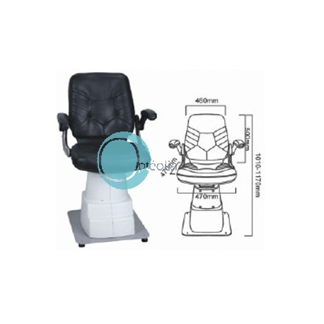 Fauteuil d'examen motorisé commande par pédales