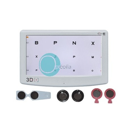 Ecran d'optotypes polarisé LED 24" 3D