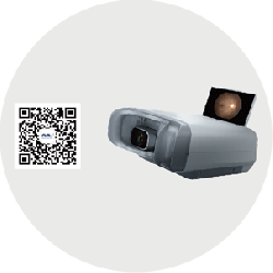 Scannez le code QR,
le système alignera la pupille et commencera la capture