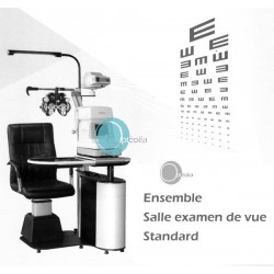 Ensemble salle d'examen de vue STANDARD pour opticien
