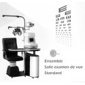 Ensemble salle d'examen de vue STANDARD pour opticien