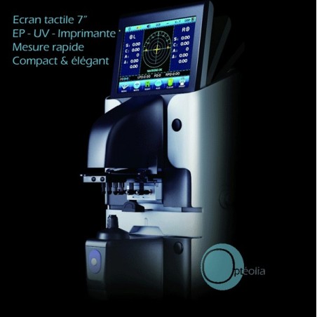 Frontofocomètre auto couleur tactile 7" PD UV imprimante