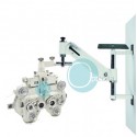 Salle d'examen de vue pour opticien, modèle MINI avec siège patient motorisé