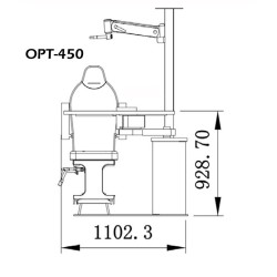 unité de réfraction compacte OPT-450