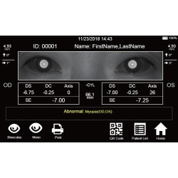 écran de visualisation auto-réfractomètre portable