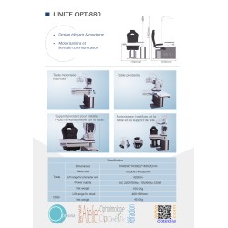 Ensemble salle d'examen de vue automatique