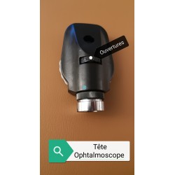 tête ophtalmoscope