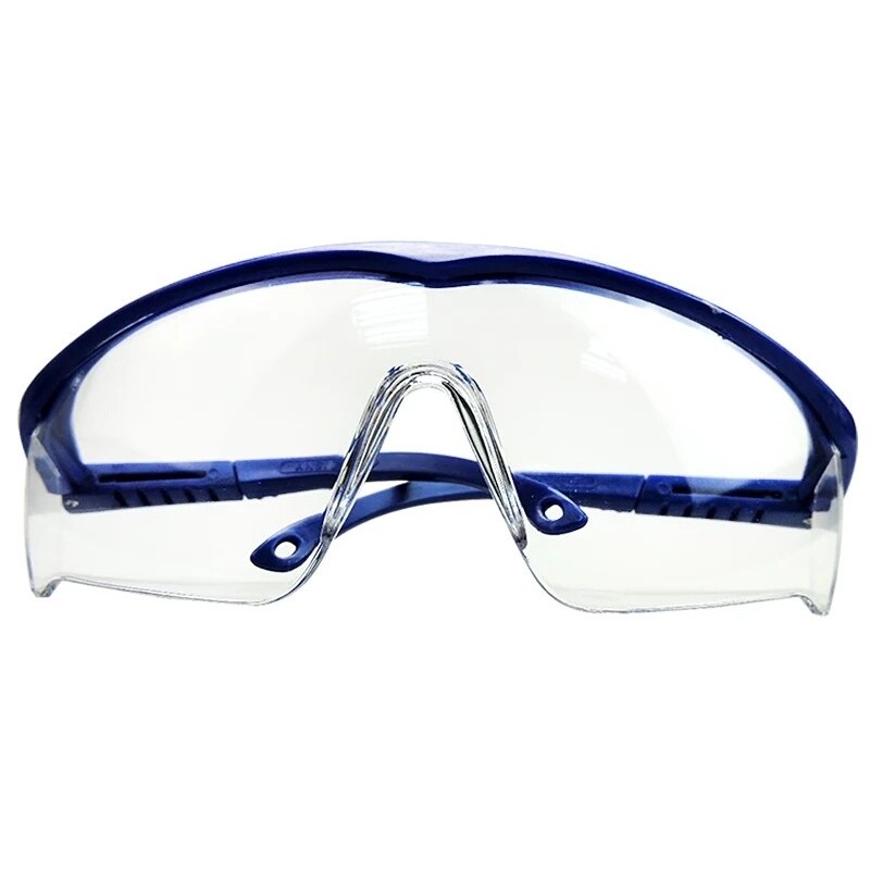 6 Paires De Lunettes De Protection Anti-buée - Cadres Bleus Et Noirs, UV Protection, Pour Travail, Sport, Bricolage - Adultes Et Enfants