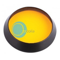 filtre jaune pour lampe à fente
