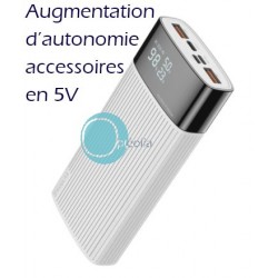 Powerbank 20000 mAh 3 entrées / 3 sorties